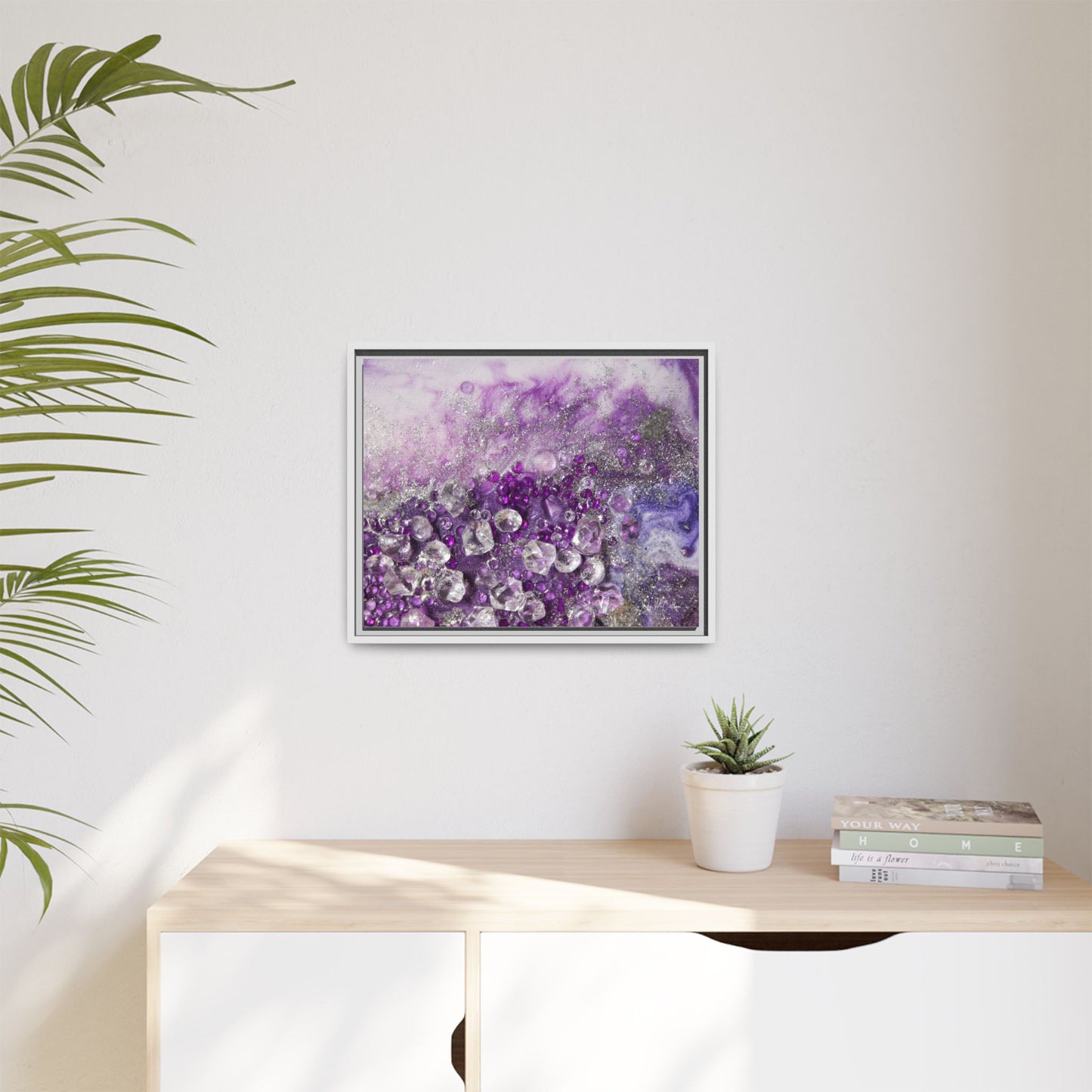 Amethyst Dreams Framed Print - Elegance