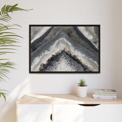 Grey Moonstone Framed Print - Splendour