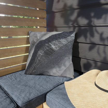 Grey Moonstone Grace  Outdoor Pillow – Patio Cushion