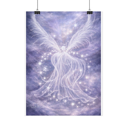 Archangel Jeremiel – Fine Art Print | Angel of Insight, Life Review & Spiritual Clarity
