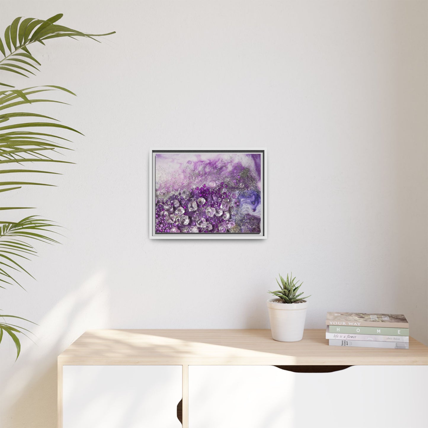 Amethyst Dreams Framed Print - Elegance
