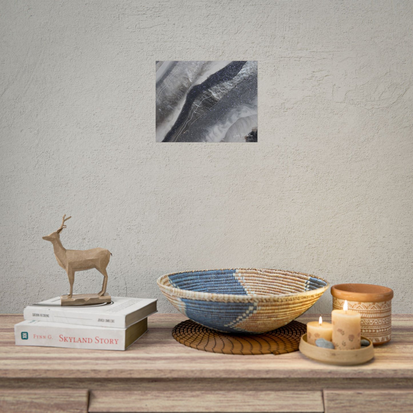 Grey Moonstone Fine Art Print - Grace