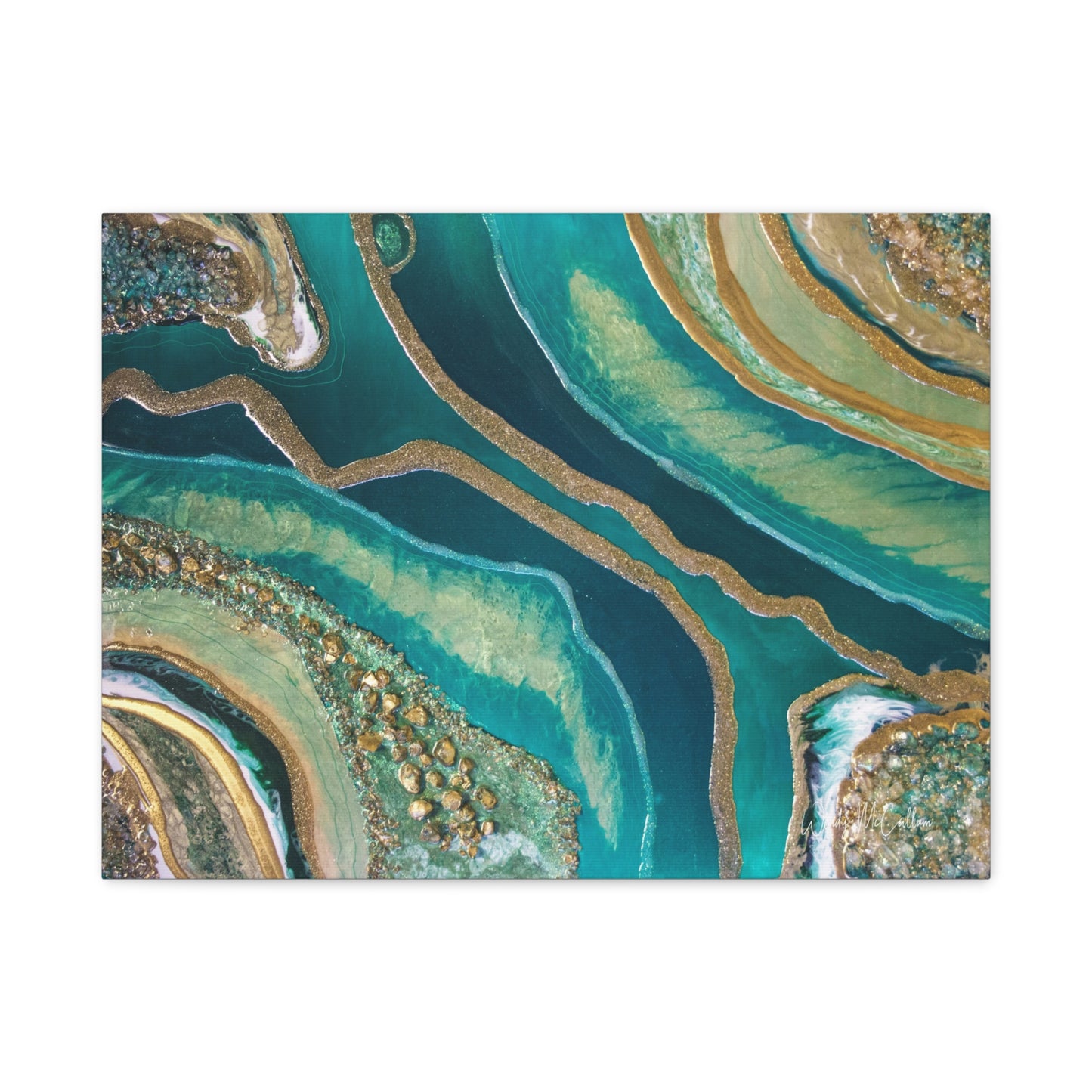 Dioptase Canvas Wall Art - Splendour