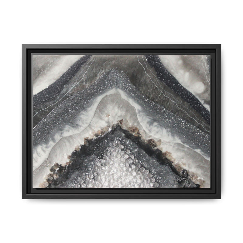 Grey Moonstone Framed Print - Splendour
