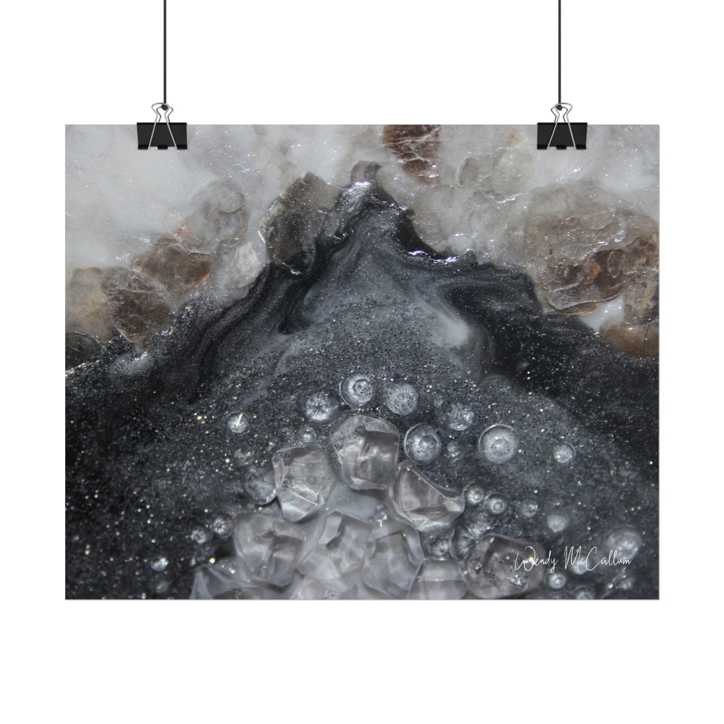 Grey Moonstone Fine Art Print - Elegance