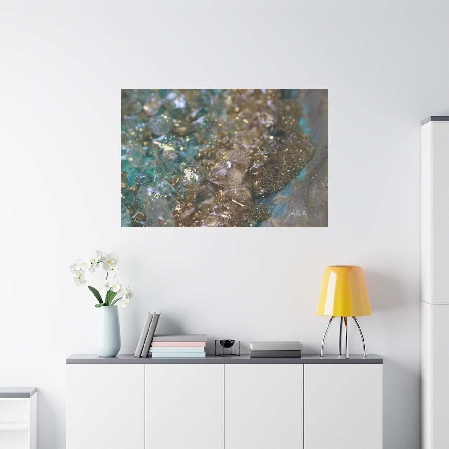 Dioptase Canvas Wall Art - Opulence