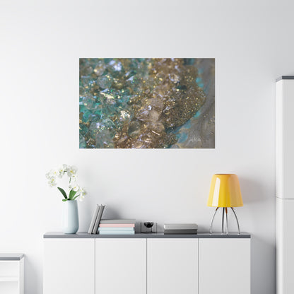 Dioptase Canvas Wall Art - Opulence