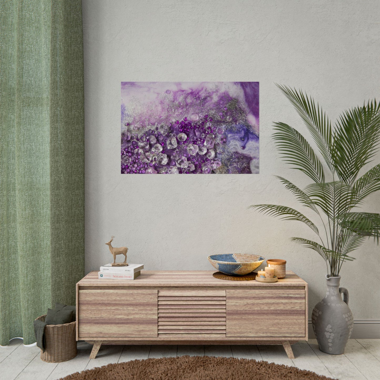 Amethyst Dreams Fine Art Print - Elegance