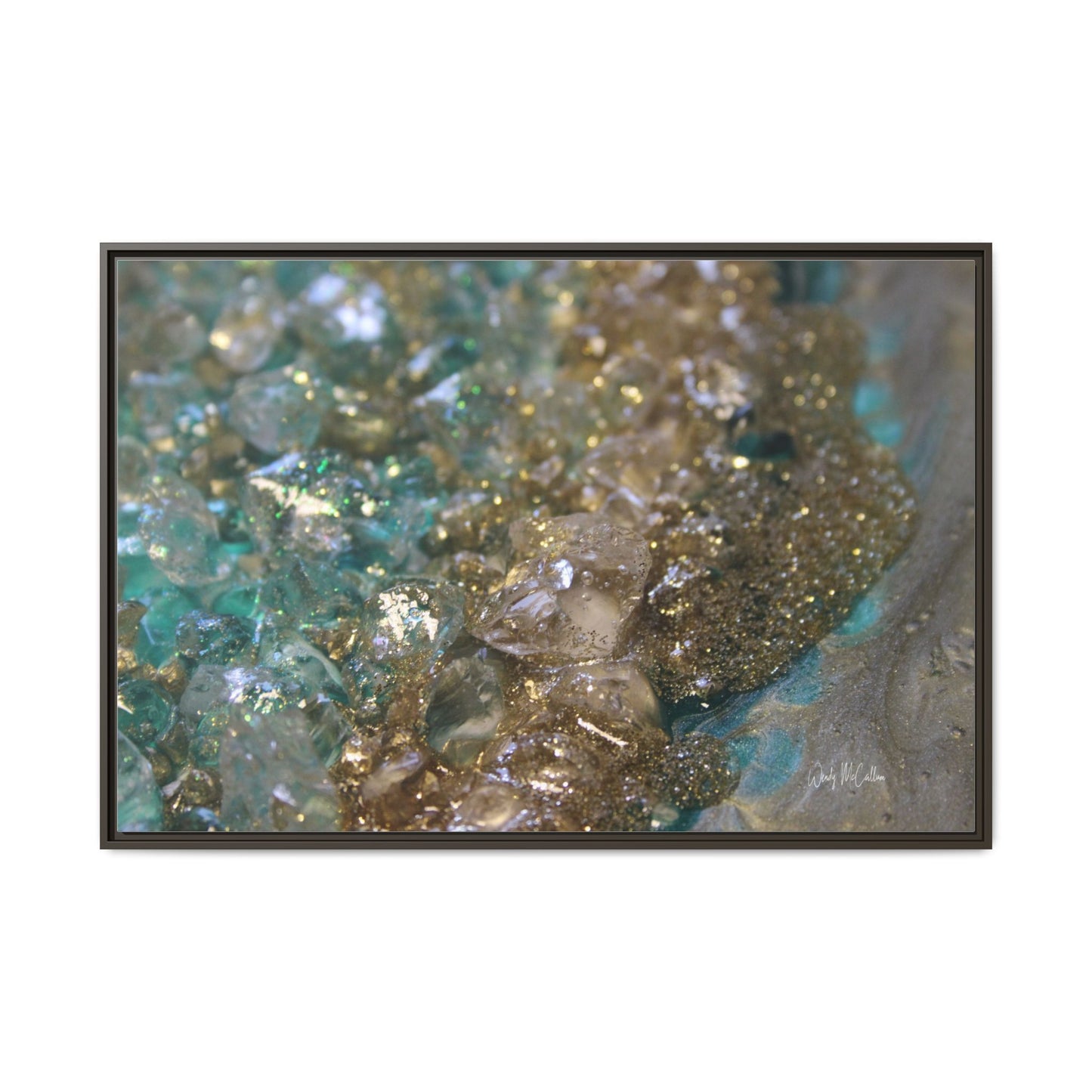 Dioptase Framed Print - Opulence