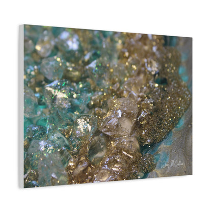 Dioptase Canvas Wall Art - Opulence