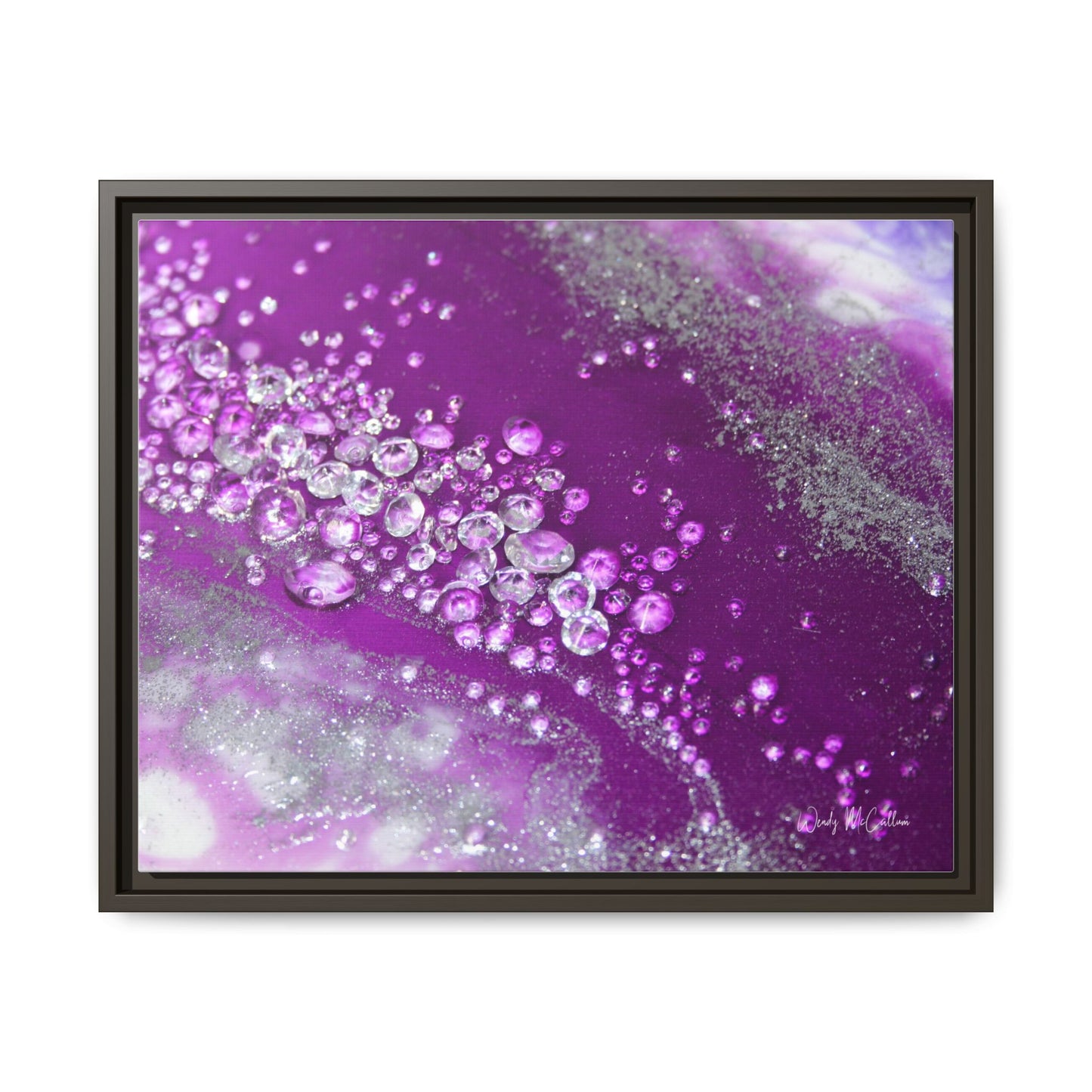 Amethyst Dreams Framed Print - Grace