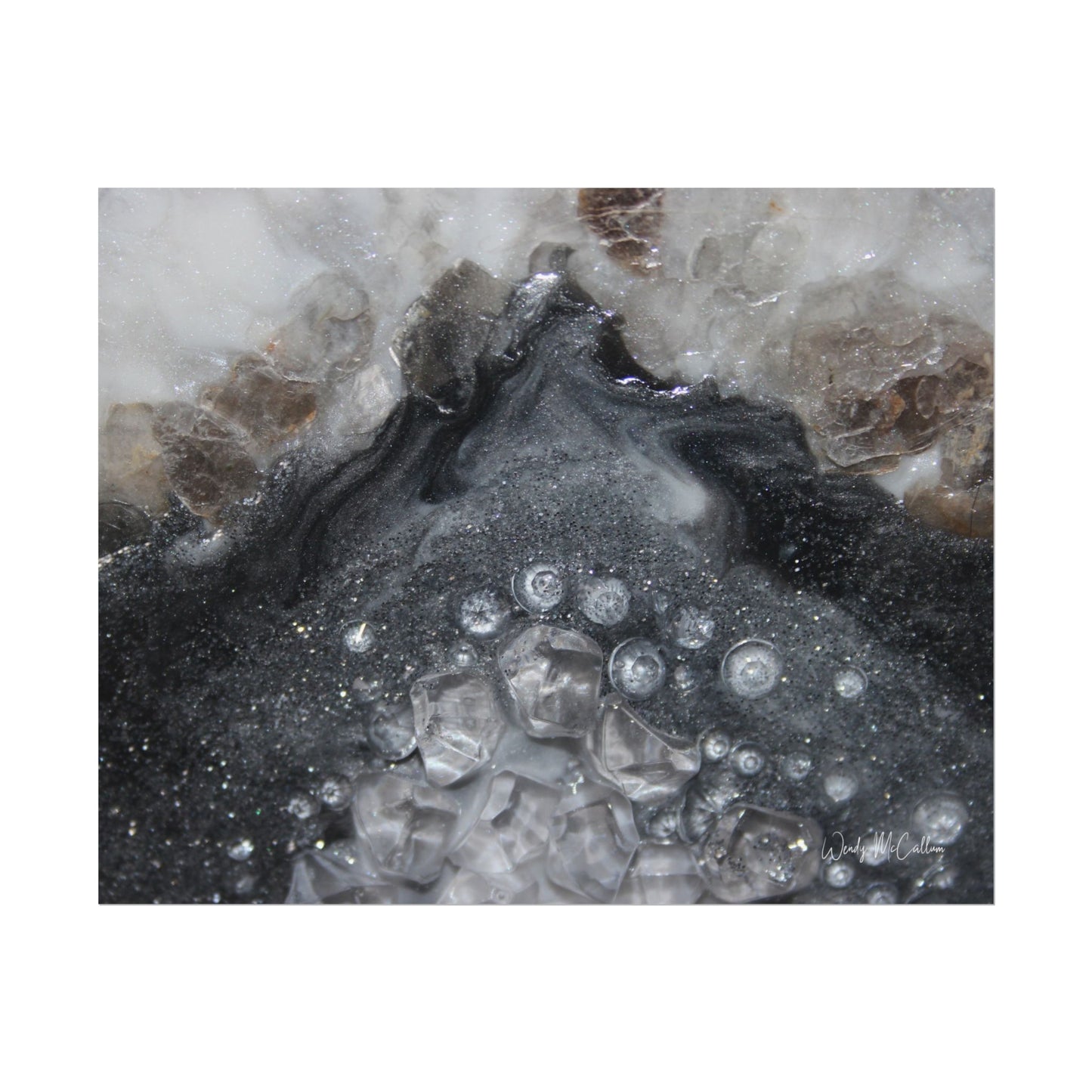 Grey Moonstone Fine Art Print - Elegance