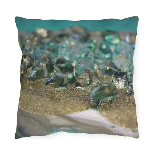 Dioptase Elegance Outdoor Pillow - Patio Cushion