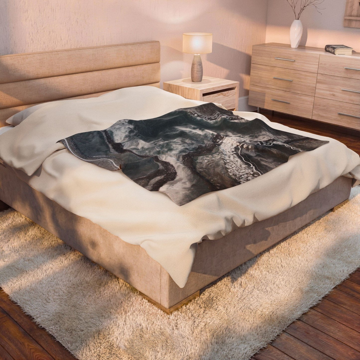 Vista Opulence - Velveteen Plush Blanket