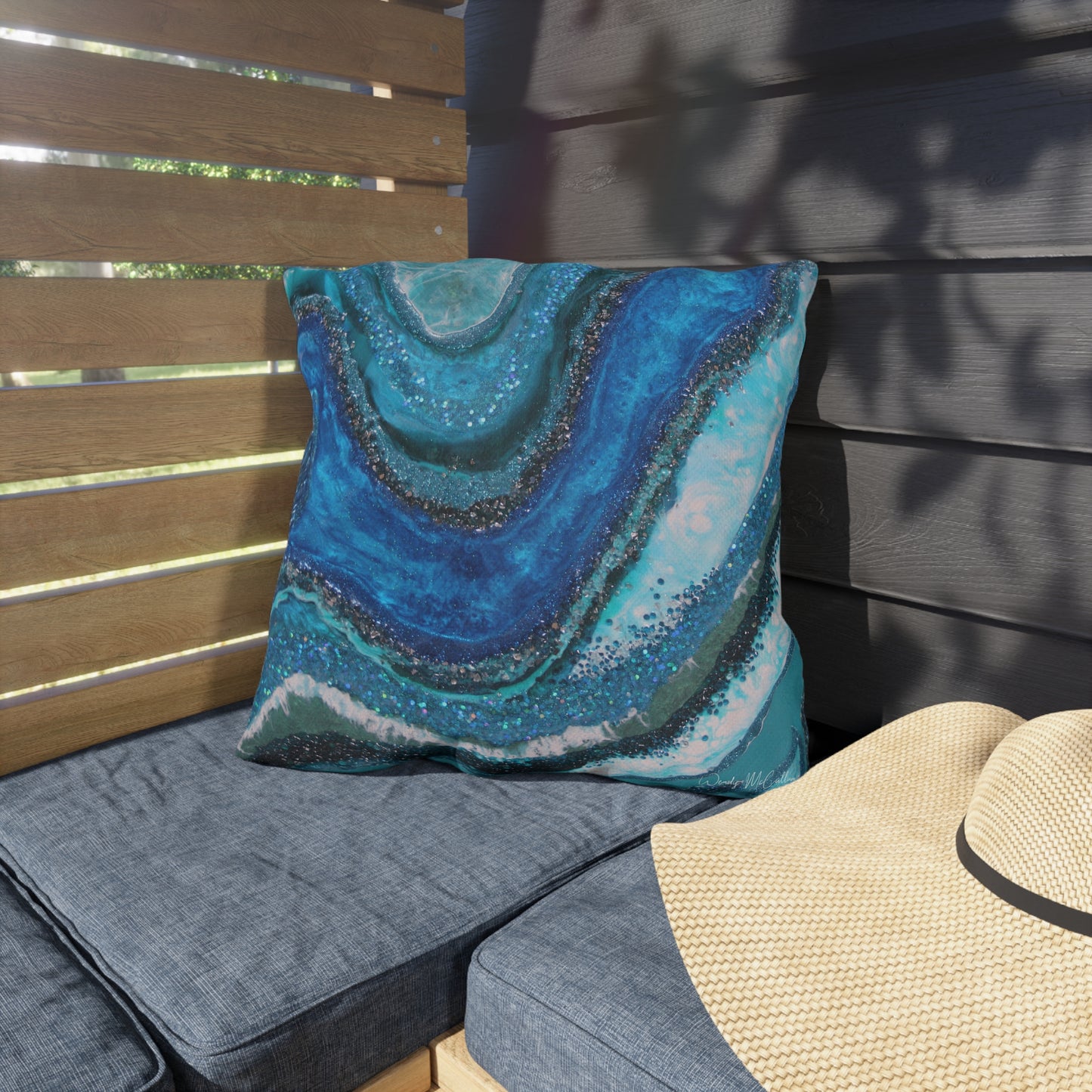 Elucidation Splendour Outdoor Pillow - Patio Cushion