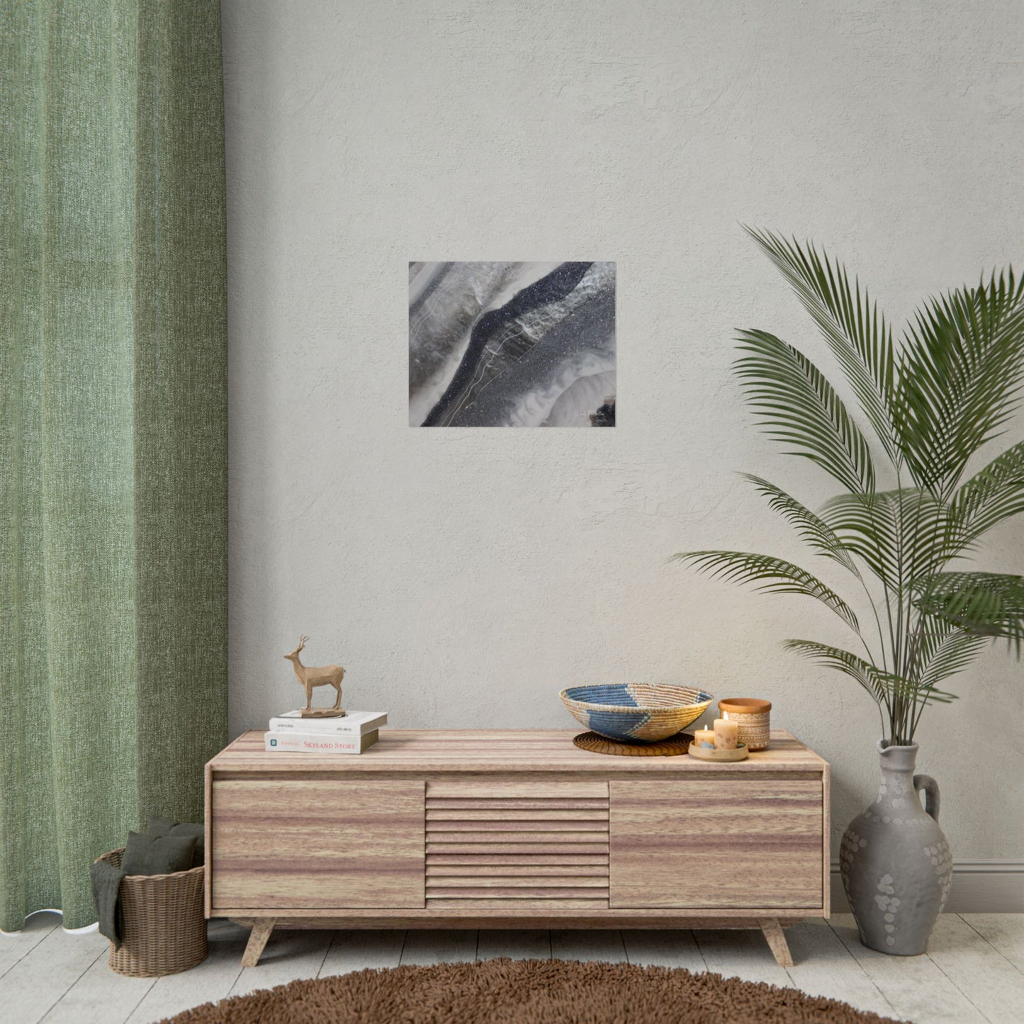 Grey Moonstone Fine Art Print - Grace