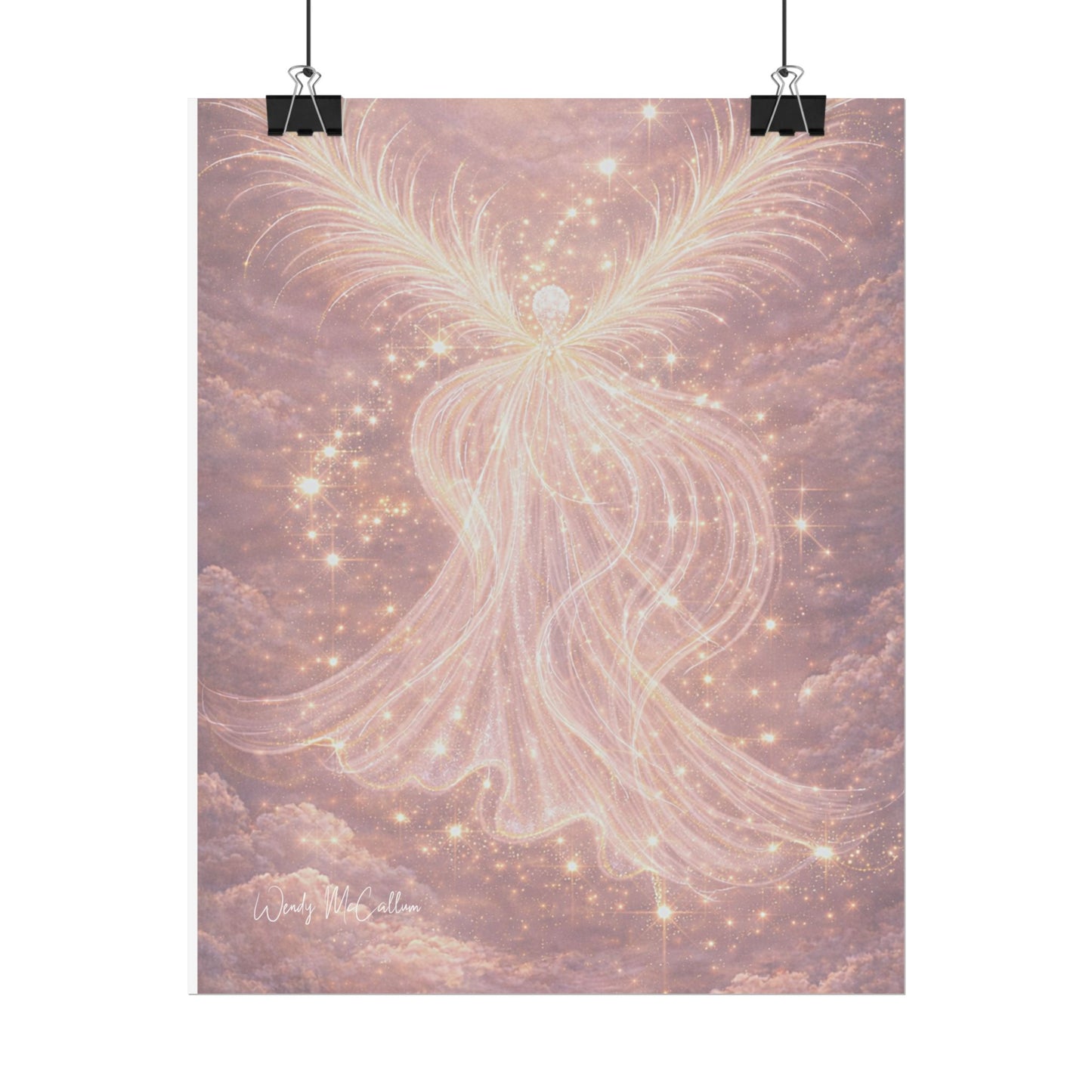 Archangel Chamuel – Fine Art Print | Angel of Love, Peace & Emotional Healing