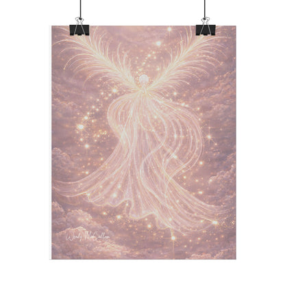 Archangel Chamuel – Fine Art Print | Angel of Love, Peace & Emotional Healing
