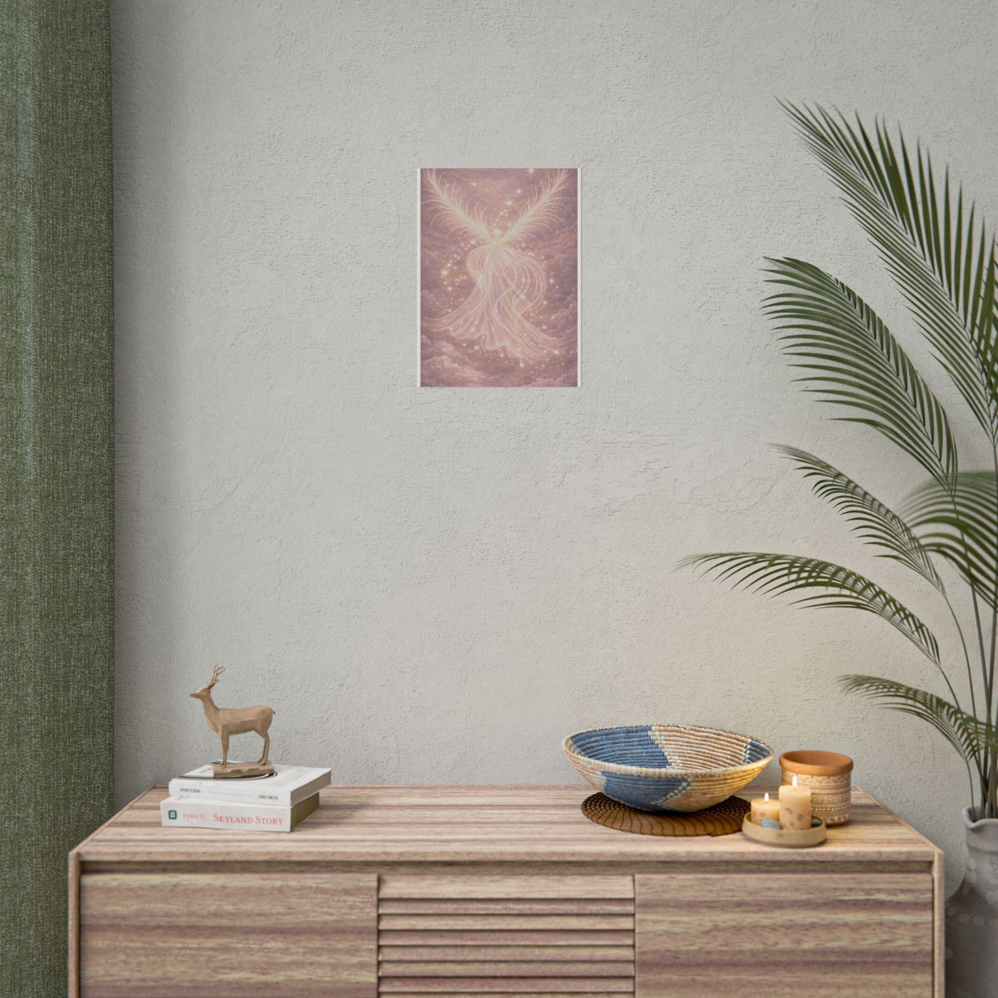 Archangel Chamuel – Fine Art Print | Angel of Love, Peace & Emotional Healing