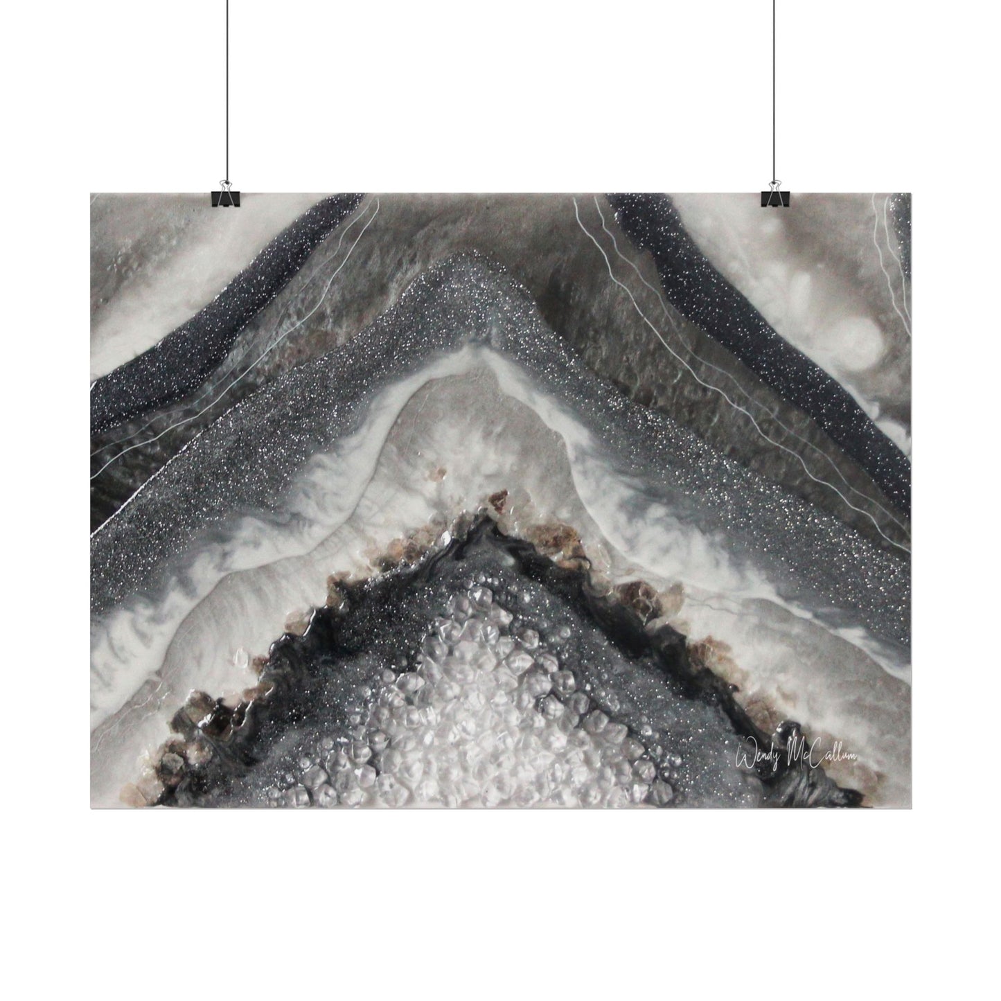 Grey Moonstone Fine Art Print - Splendour