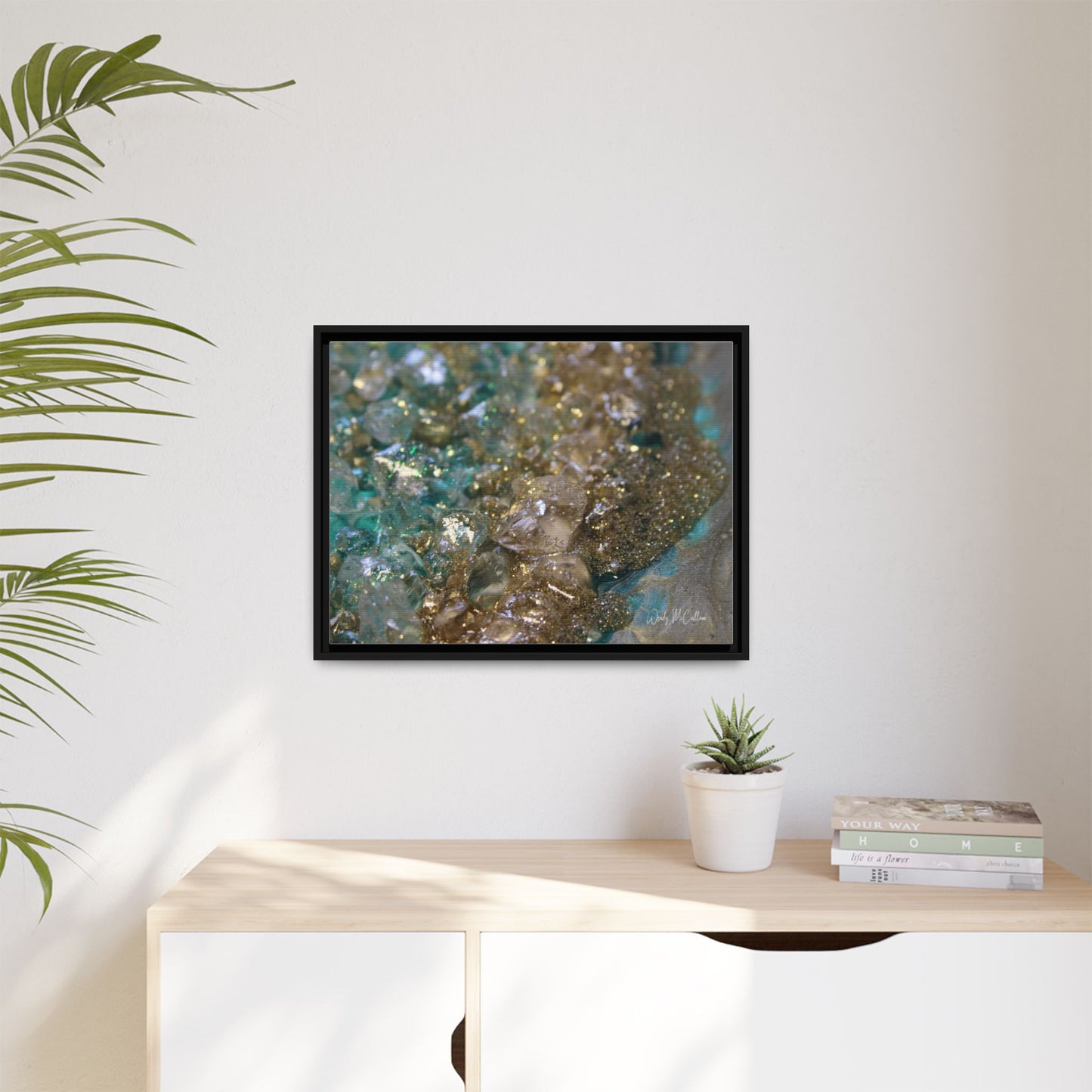Dioptase Framed Print - Opulence