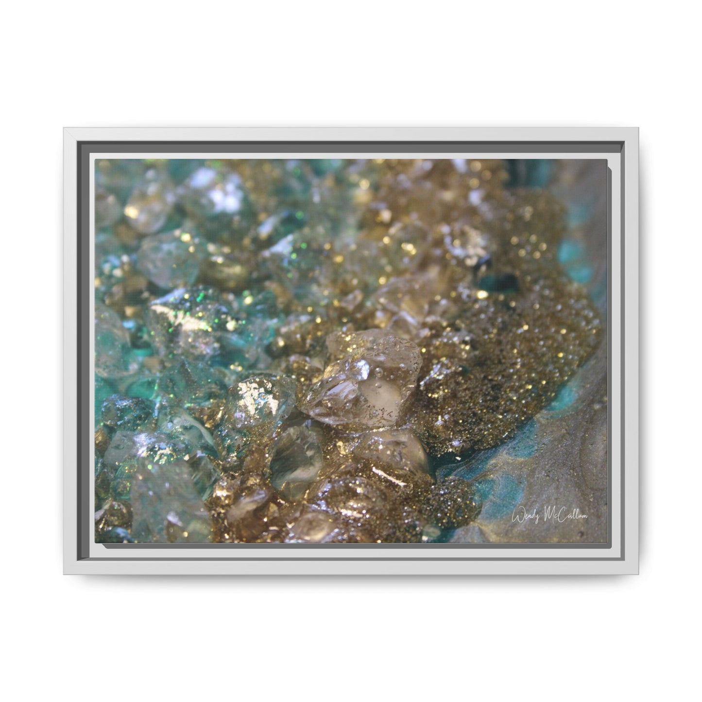 Dioptase Framed Print - Opulence