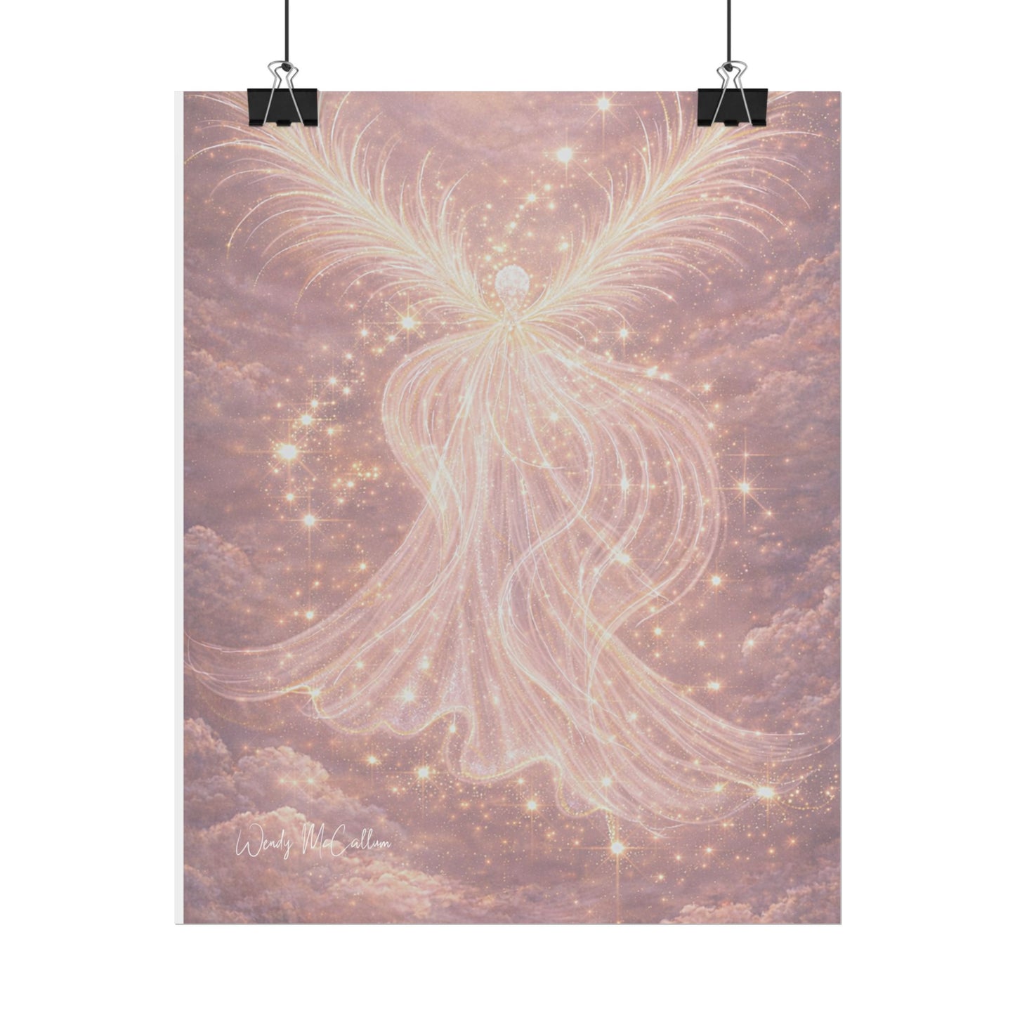 Archangel Chamuel – Fine Art Print | Angel of Love, Peace & Emotional Healing