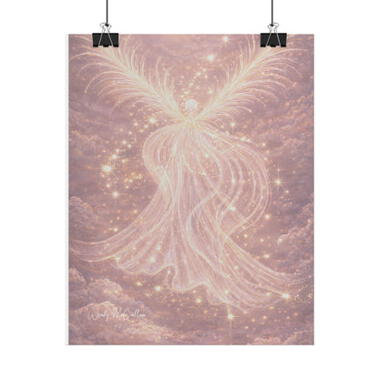 Archangel Chamuel – Fine Art Print | Angel of Love, Peace & Emotional Healing