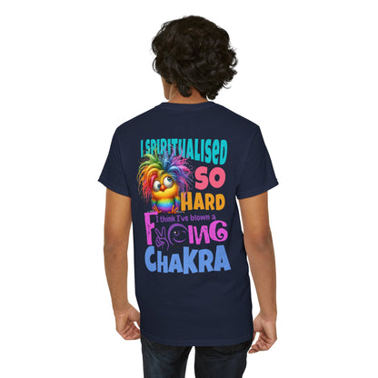 I Spiritualised Too Hard… I Think I’ve Blown a Chakra – Funny Rainbow Chick T-Shirt