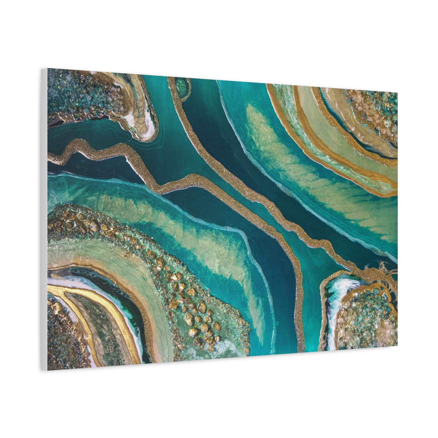 Dioptase Canvas Wall Art - Splendour