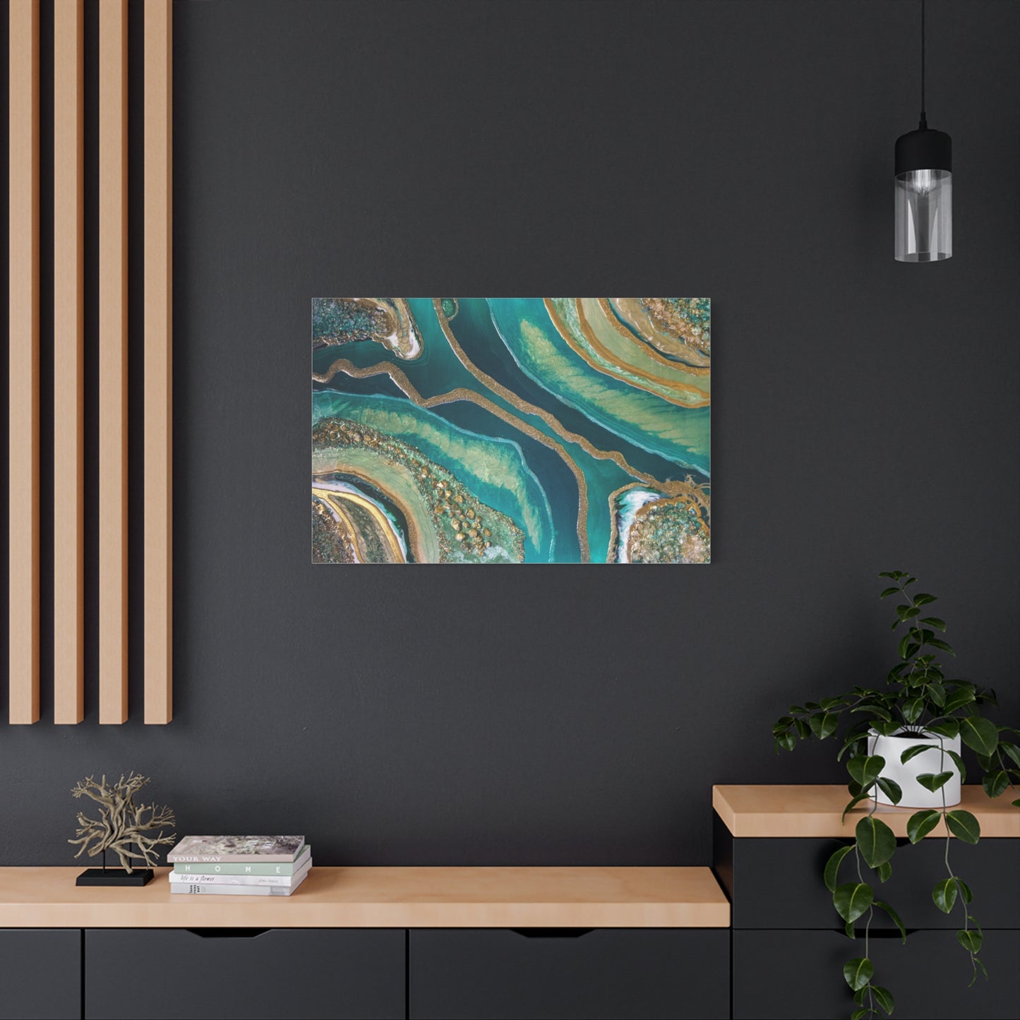 Dioptase Canvas Wall Art - Splendour