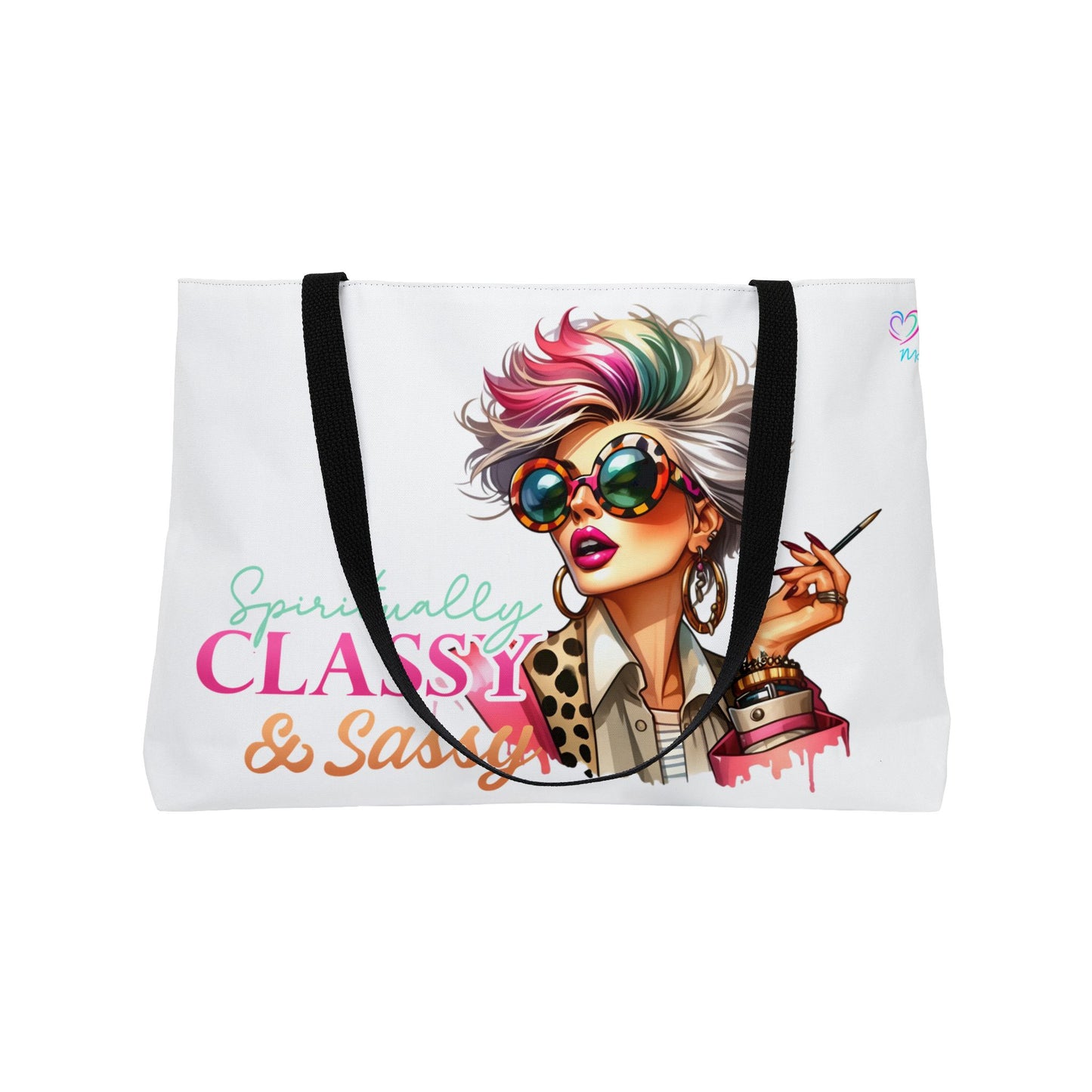 Classy & Sassy Weekender Tote — Spiritual Glam Fashion Travel Bag