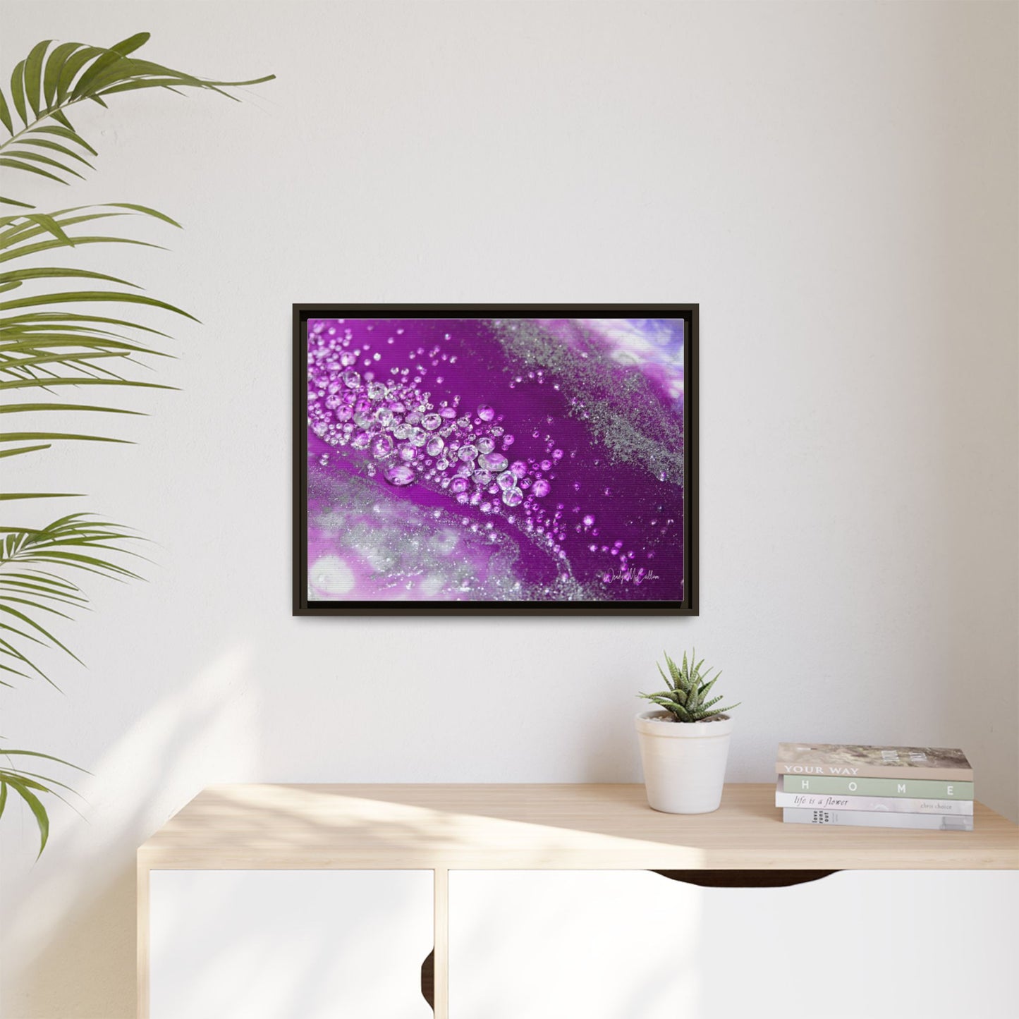 Amethyst Dreams Framed Print - Grace