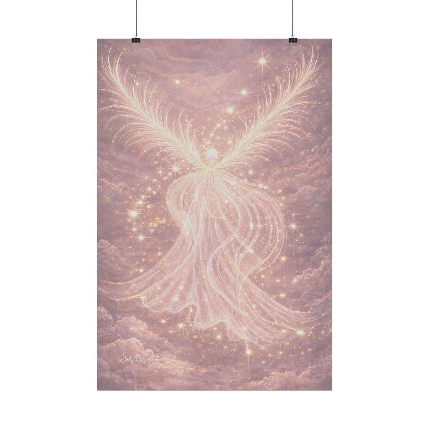 Archangel Chamuel – Fine Art Print | Angel of Love, Peace & Emotional Healing