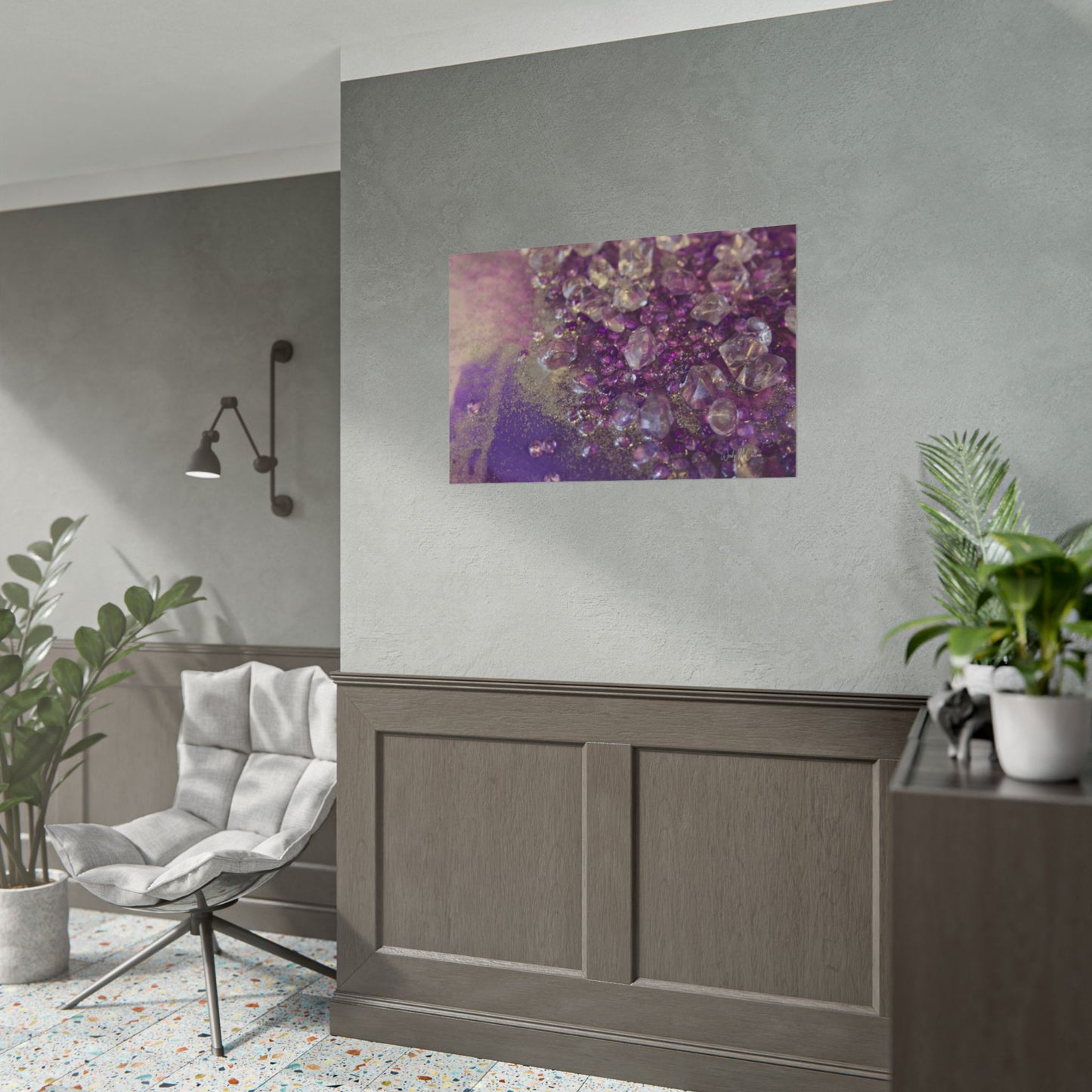 Amethyst Dreams Fine Art Print - Opulence