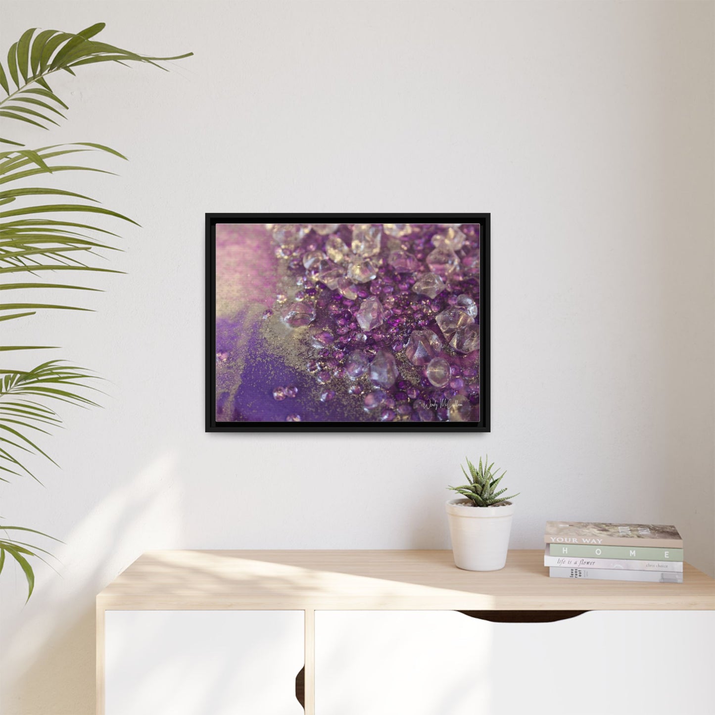Amethyst Dreams Framed Print - Opulence