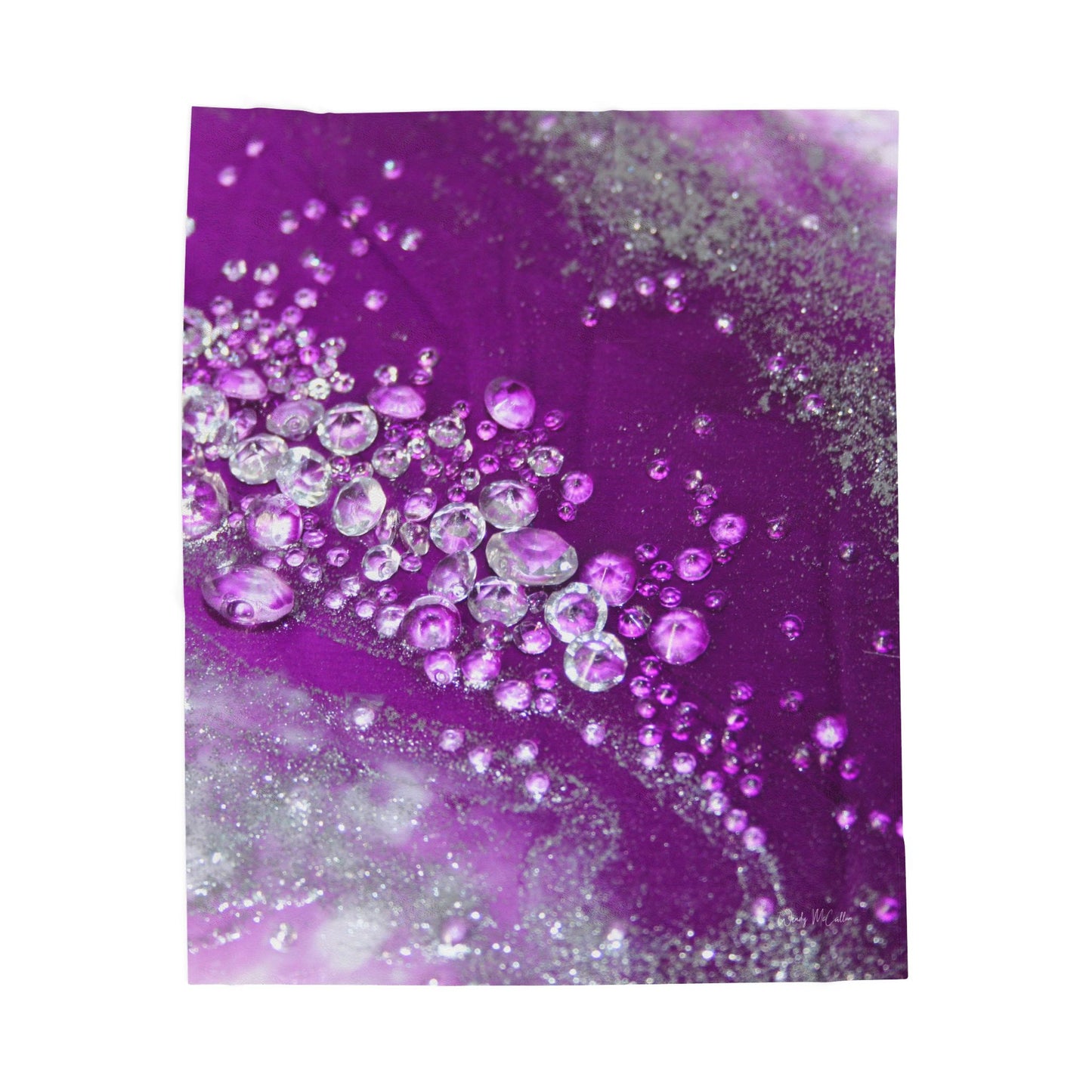 Amethyst Dreams Grace - Velveteen Plush Blanket