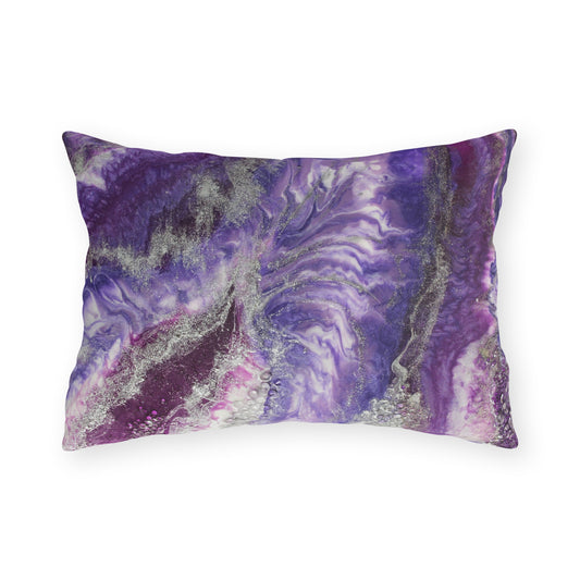 Amethyst Dreams Splendour Outdoor Pillow — Patio Cushion