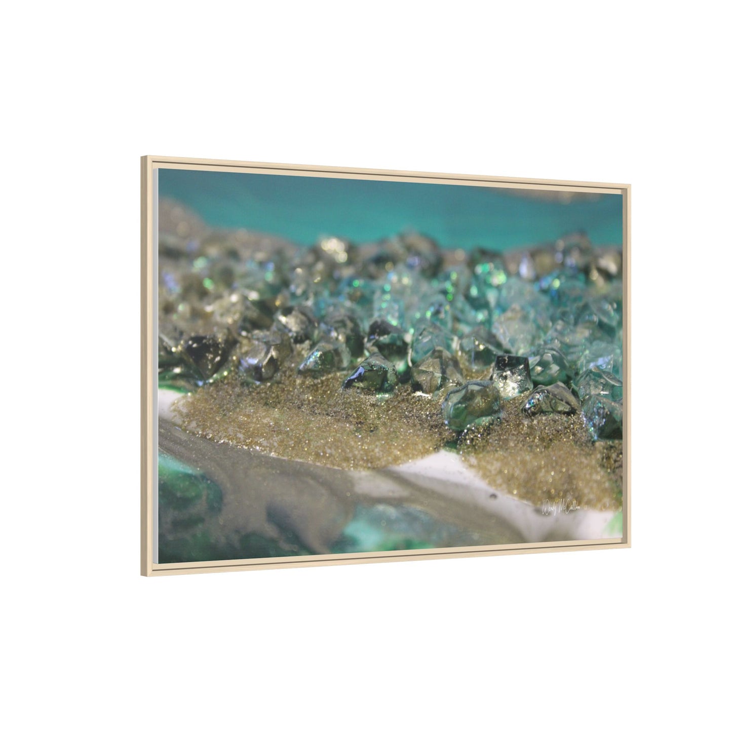 Dioptase Framed Print - Elegance