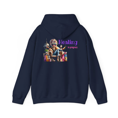 Healing in Progress – Strong Woman Empowerment Hoodie