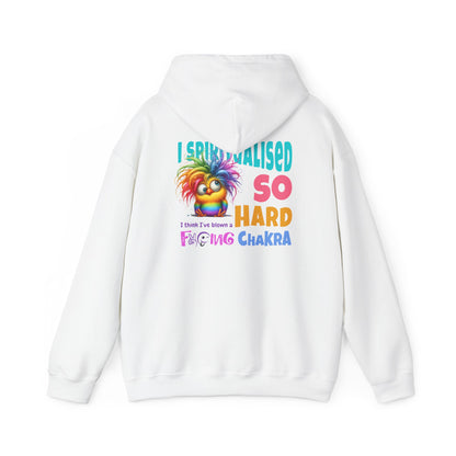 I Spiritualised Too Hard… I Think I’ve Blown a Chakra – Funny Rainbow Chick Hoodie