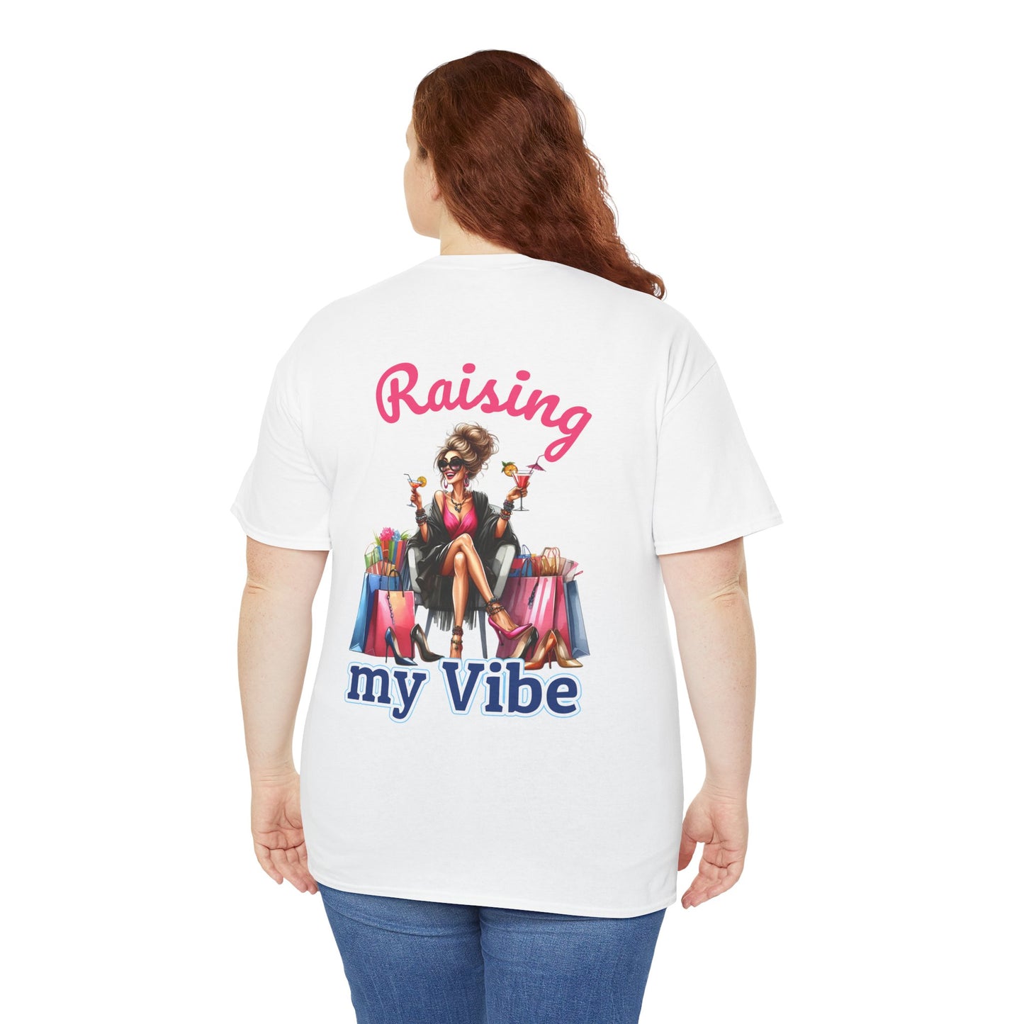 Raising My Vibe – Cool & Sophisticated Lady Graphic T-Shirt