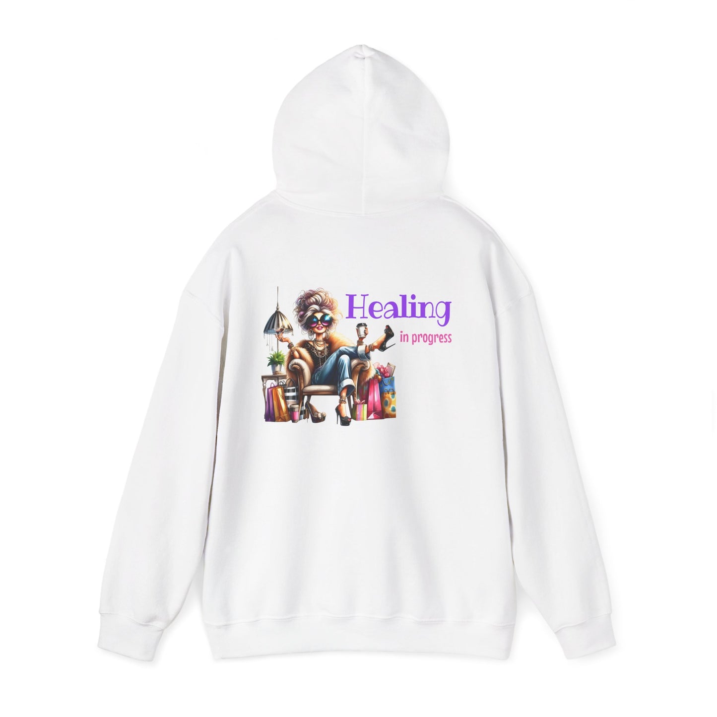 Healing in Progress – Strong Woman Empowerment Hoodie