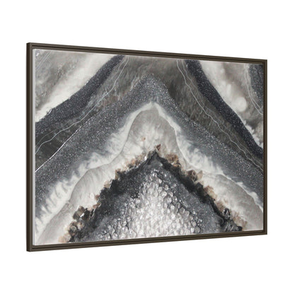 Grey Moonstone Framed Print - Splendour