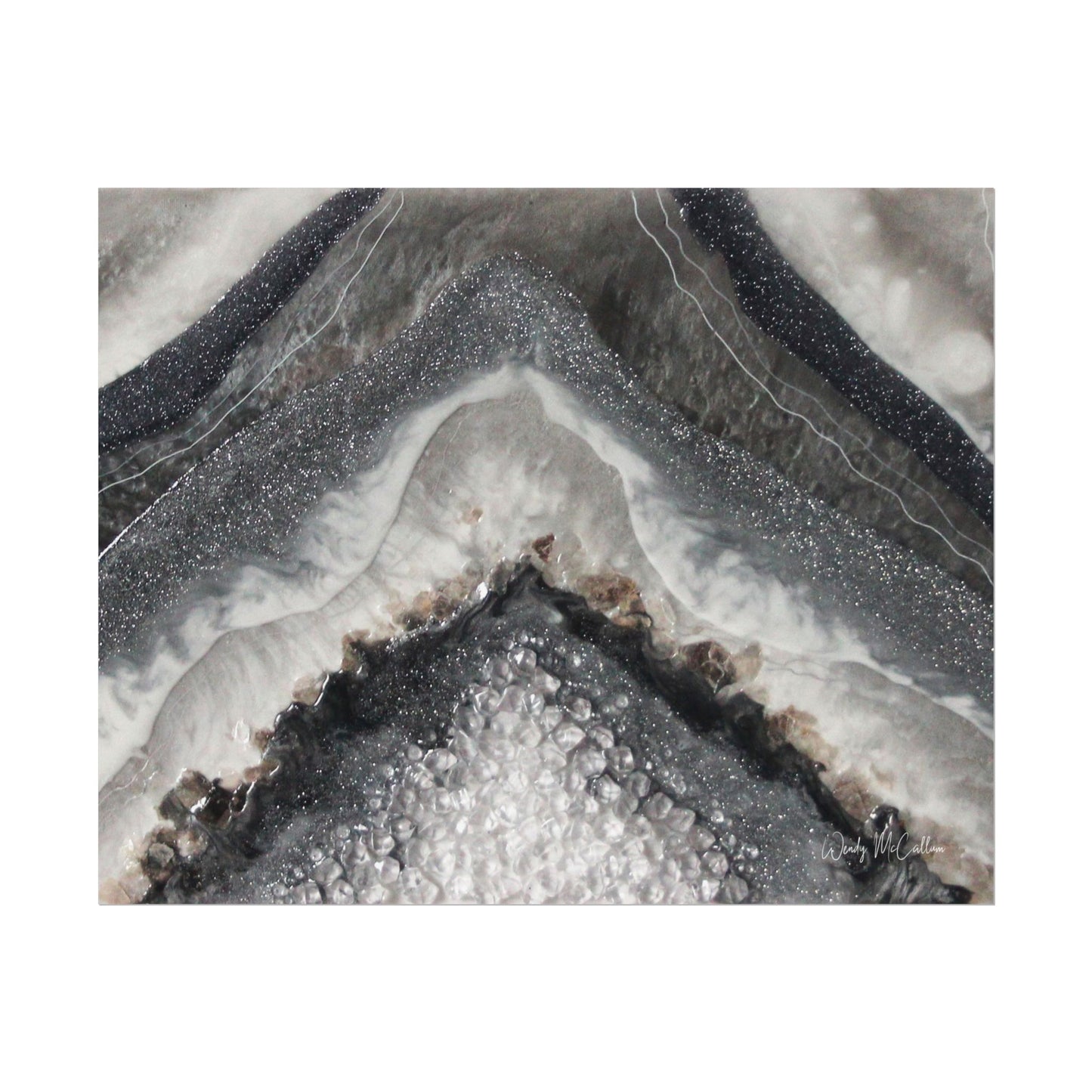 Grey Moonstone Fine Art Print - Splendour