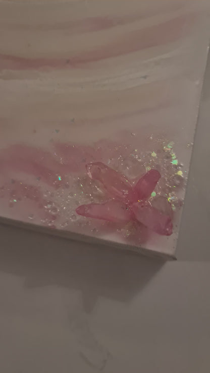 Love Infusion series - Mini Geode Art   2/ 6 in series