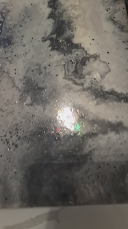 Equilibrium  Mini Geode Resin Art