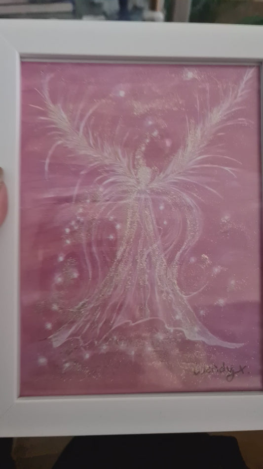 Archangel Chamuel -Framed Personally Embellished Fine Art Print