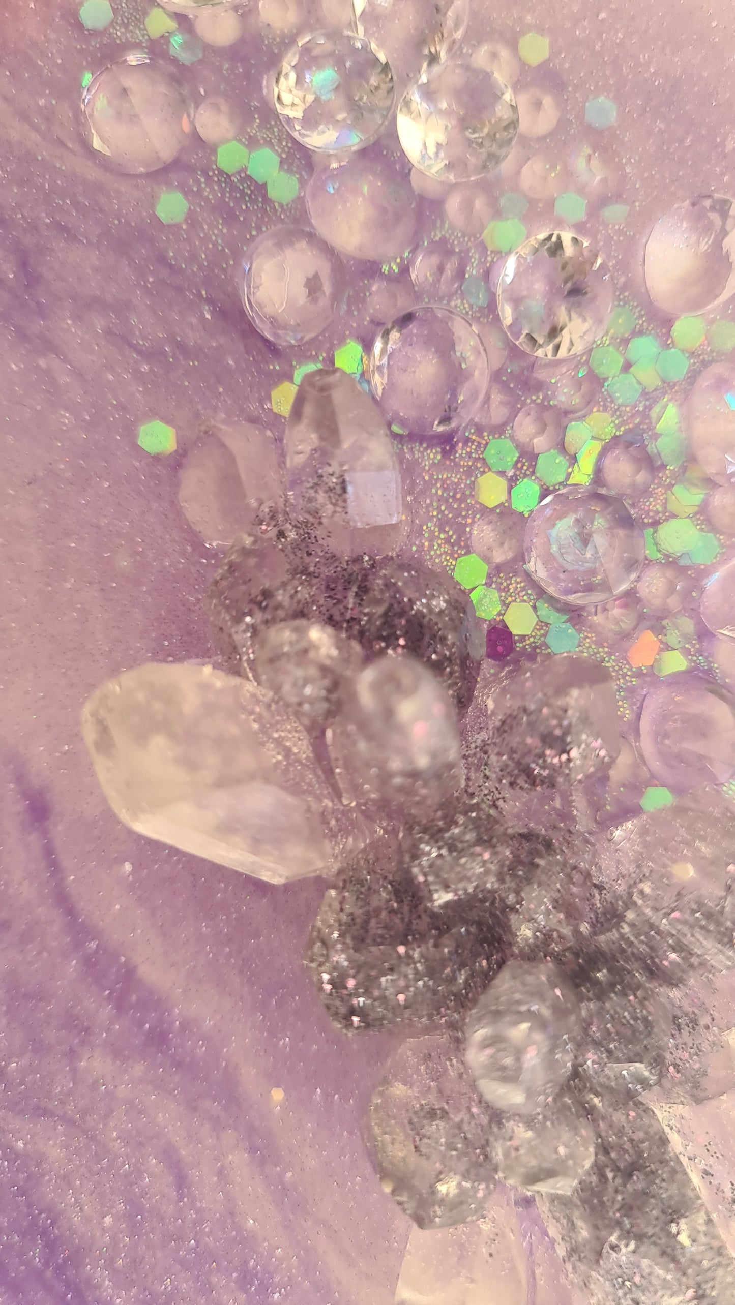 Amethyst - Mini Geode Art