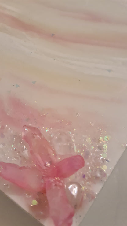 Love Infusion series - Mini Geode Art   2/ 6 in series